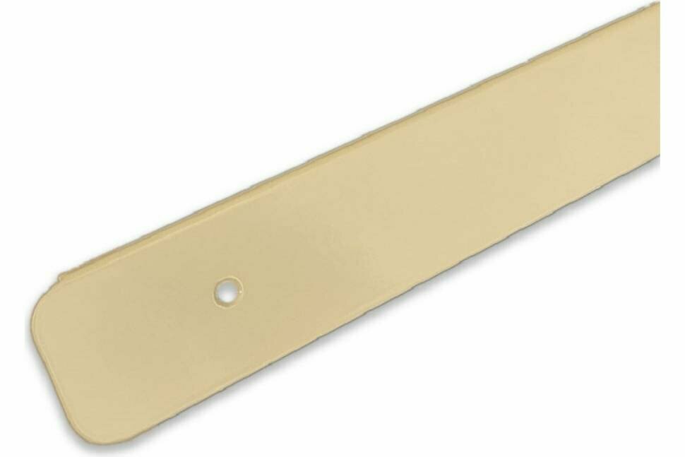 фото Торцевая планка для столешниц Скиф, Союз, Кедр ООО декоплинт R8, 38 мм, бежевый Т38R8бежевый