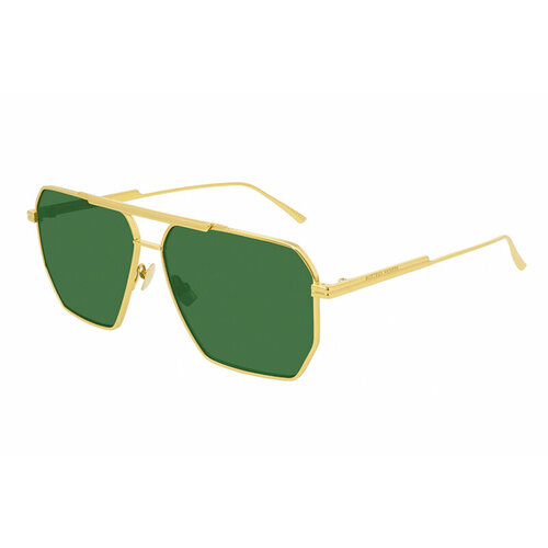 фото Солнцезащитные очки bottega veneta, зеленый