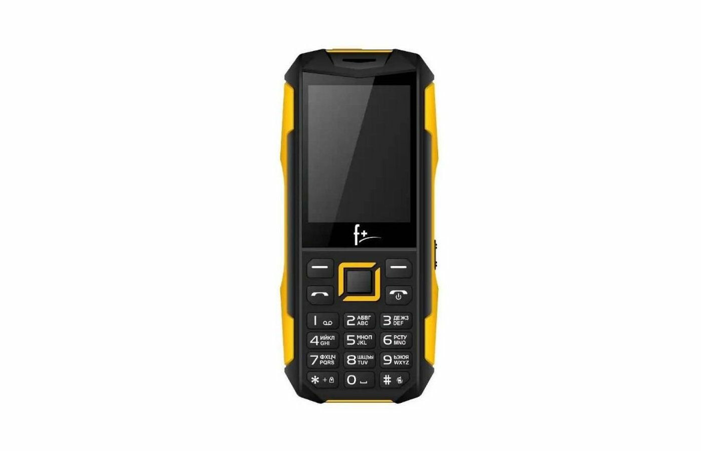 Мобильный телефон F+ PR240 black-yellow черный/желтый