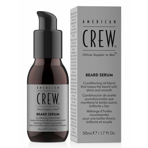 American Crew / Сыворотка для ухода за бородой Beard Serum, 50 мл american crew бальзам для ухода за бородой beard balm 60 г