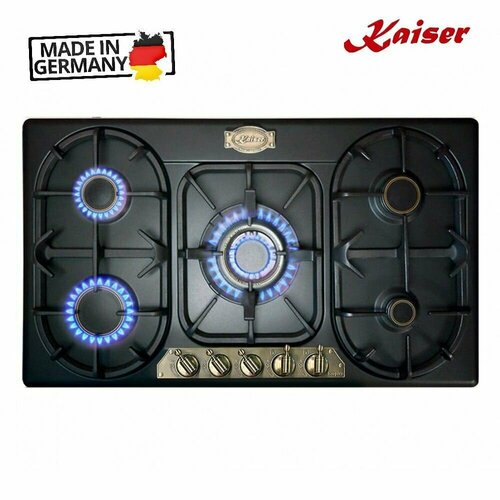 Газовая варочная панель 86х50 см Kaiser Empire KG 9325 Em Turbo черная 6739900₽