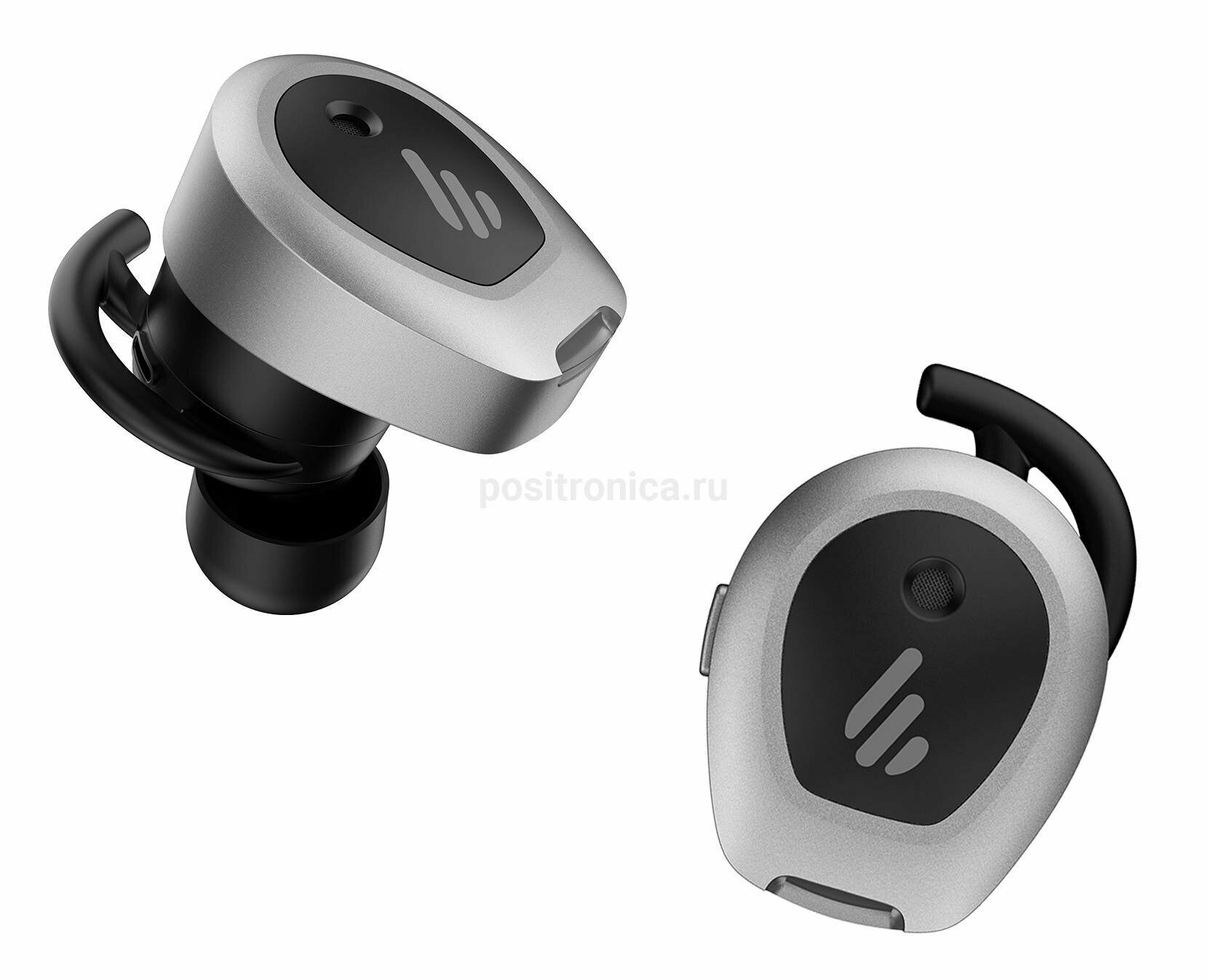 Гарнитура EDIFIER TWSNB, Bluetooth, вкладыши, серый/черный - фото №11