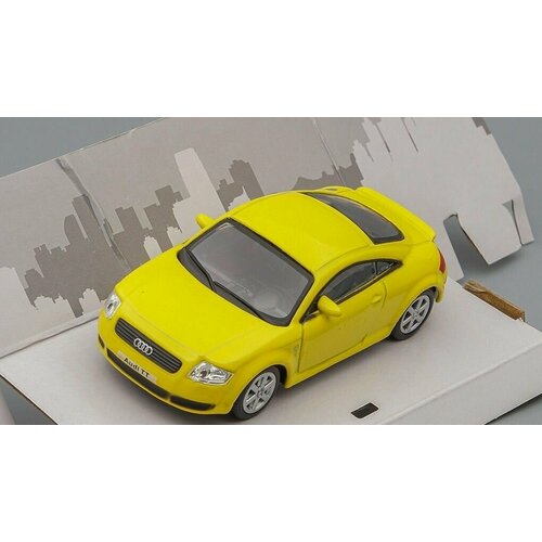 Масштабная модель AUDI TT Coupe, yellow машинка модель audi tt coupe 2008 в коробке цвет в ассортименте