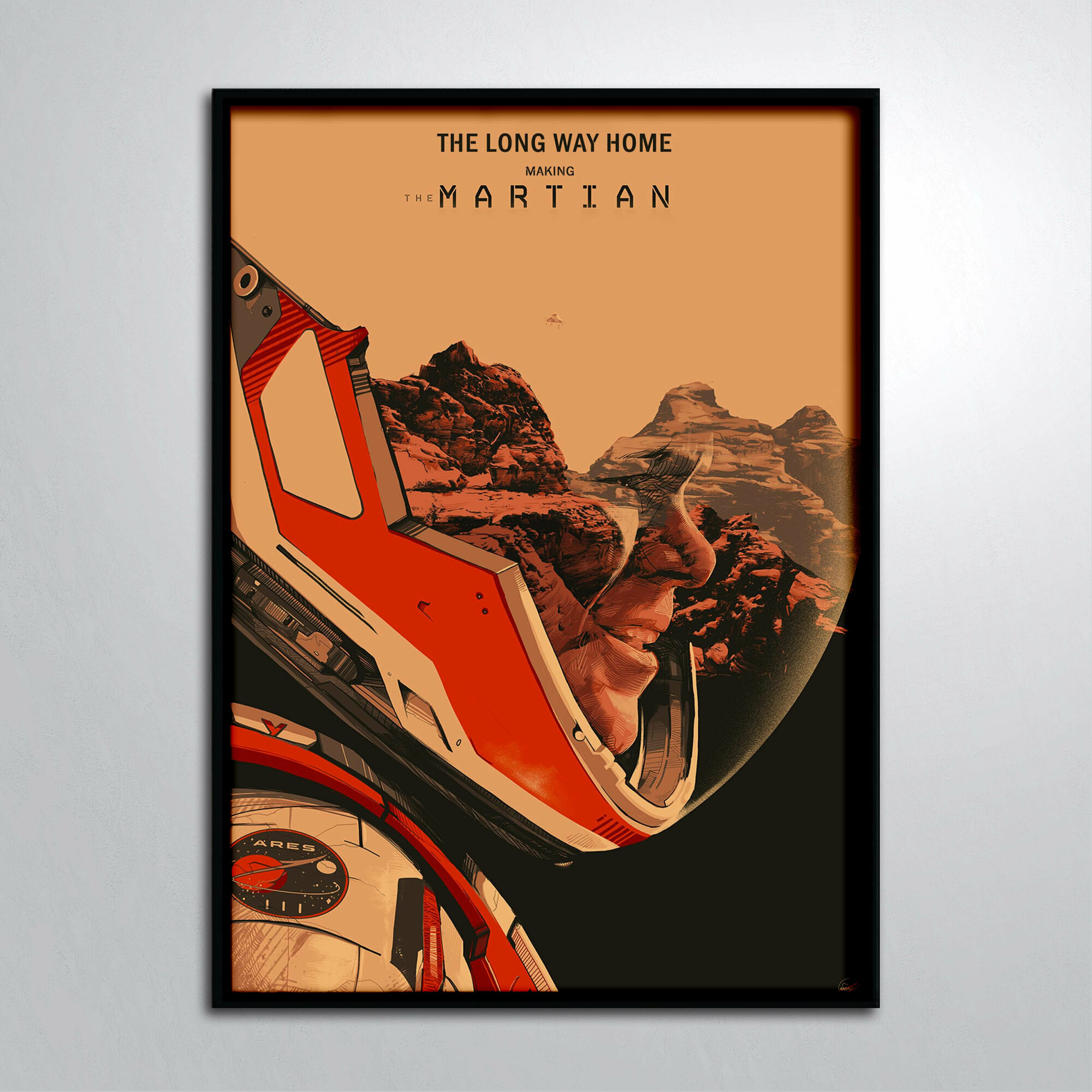 Постер в раме/Марсианин Мэтт Дэймон Картина Арт The Martian