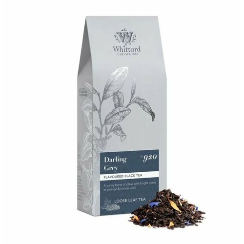 Листовой чай Whittard Chelsea 1886 Darling Grey, 3 x 100г
