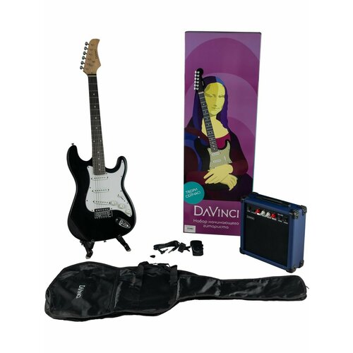 DAVINCI SET-100 BK электрогитара в наборе