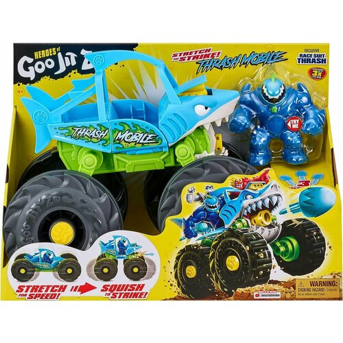 Игрушечная машинка Goo Jit Zu Stretch And Strike Thrash