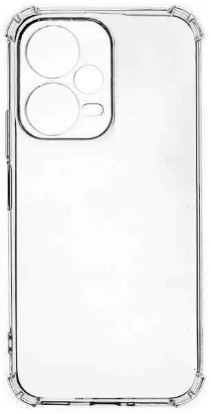 Чехол-накладка Clip Case усиленный PERO для Xiaomi Redmi Note 12 Pro+ (Прозрачный)