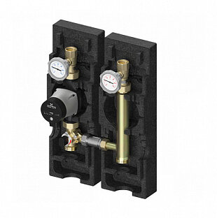 фото Насосная группа V-MK 1" с насосом Grundfos UPM3 Hybrid 25-70, со смесителем, подающая линия слева (M66833.36)