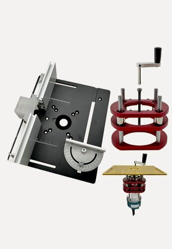 Изображение товара Пластина с лифтом для кромочного фрезера, анодированный алюминий