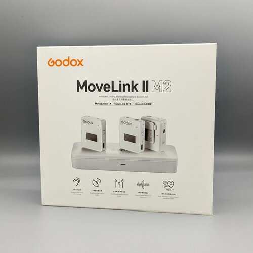 Петличная радиосистема Godox MoveLink II M2 белый