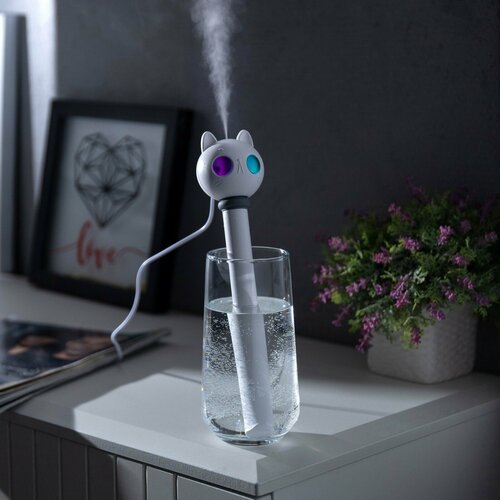 Увлажнитель воздуха Кот HM-22 ультразвуковой погружной портативный USB белый 105300₽