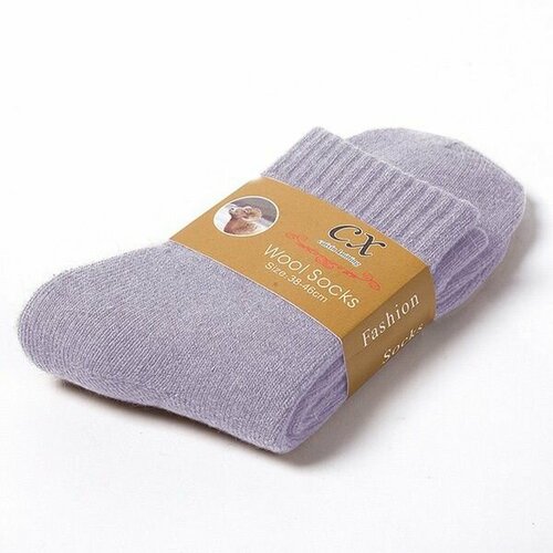 Носки , размер 36-40, фиолетовый термоноски sprut thermal socks grey 40 45