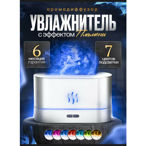 Увлажнитель воздуха с ароматизацией и подсветкой объем воды 180мм белый 124000₽