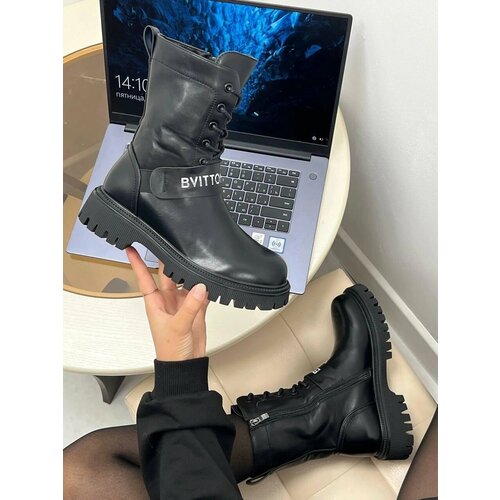 фото Ботинки , размер 36, черный голубь