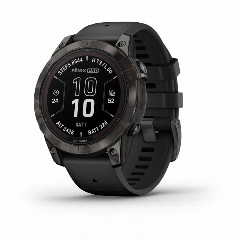 Умные часы Garmin Fenix 7X Pro Sapphire Solar Edition, черный