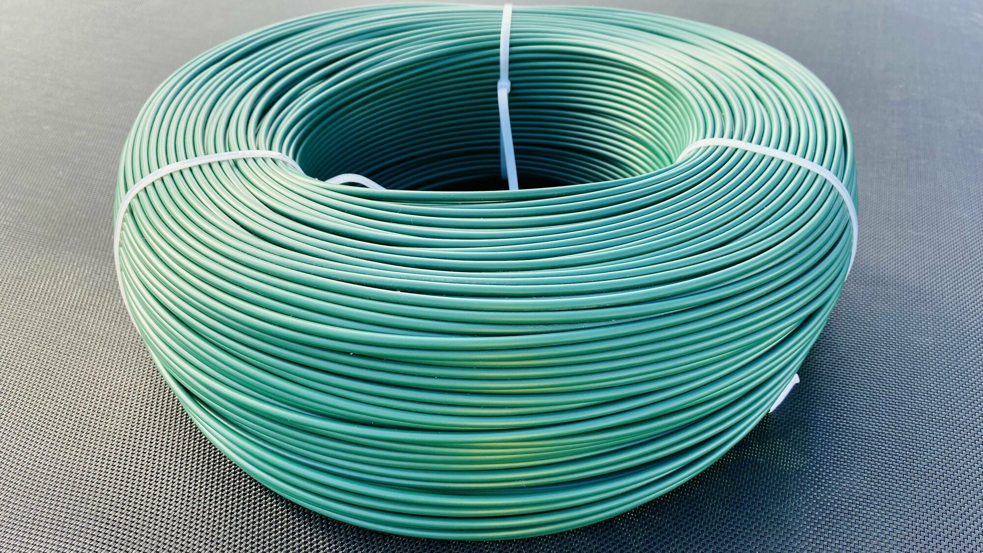 Пруток полипропиленовый ПП (РР) сварочный круглый 4 для сварки пластика зеленый 10 метров