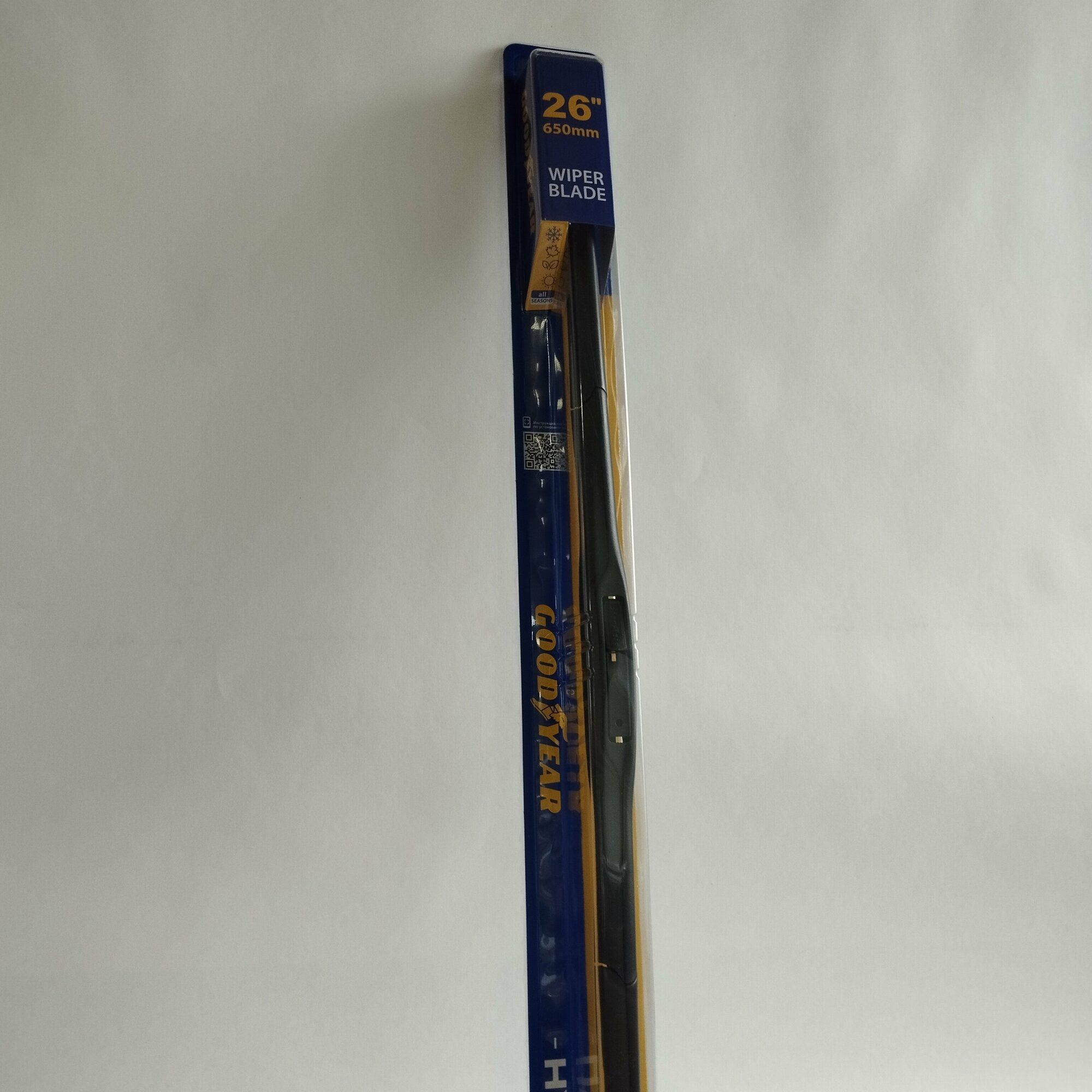 фото Щетка стеклоочистителя гибридная Goodyear HYBRID 650мм.