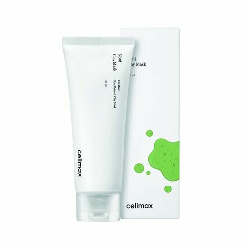 фото Celimax маска глиняная с нони - noni refresh clay mask, 120 мл
