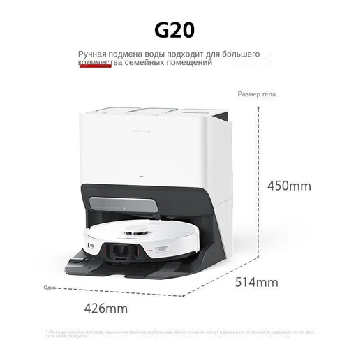 Робот-пылесос Roborock G20 10789900₽