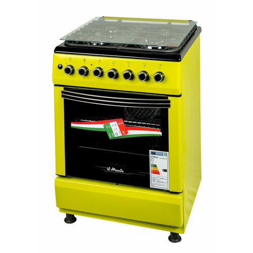 Газовая плита il Monte FO-GE6012-GREEN-LUX 60 см Электрическая духовка 64 л 3996900₽