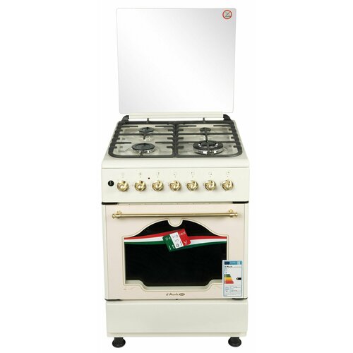 Газовая плита il Monte FO-GE6004 ivory 60 см Газ-контроль Эл духовка 64 л 7 режимов 4881600₽