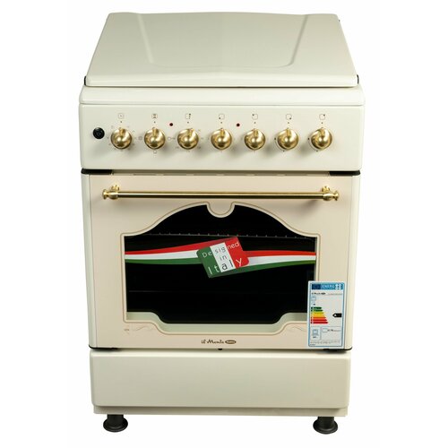 Газовая плита il Monte FO-C2E6013 Ivory 60 см Эл духовка 64 л 2 газ 2 эл конфорки 4795700₽