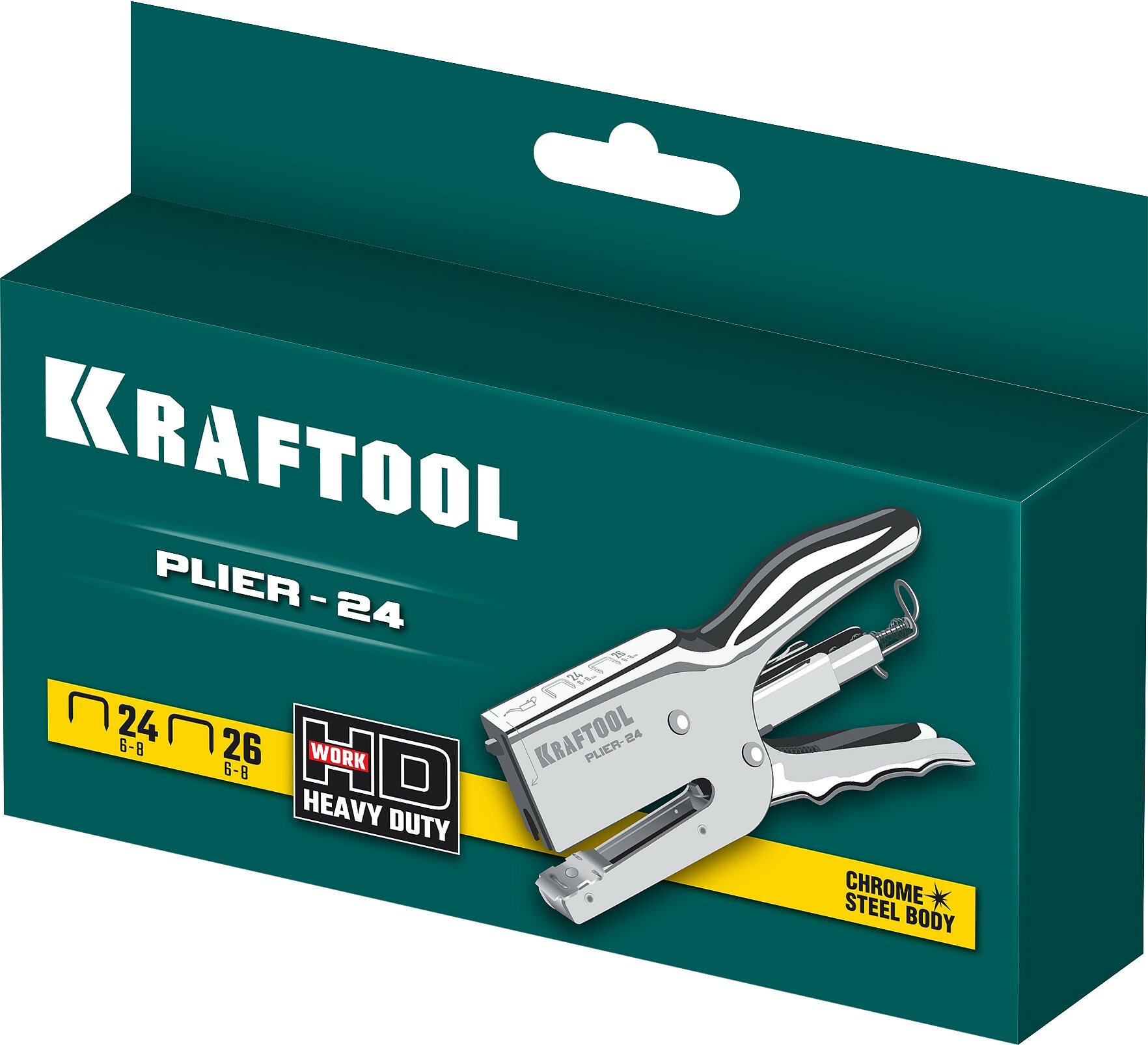 KRAFTOOL HD-24 тип 24,26, Мощный стальной плайер (3124)