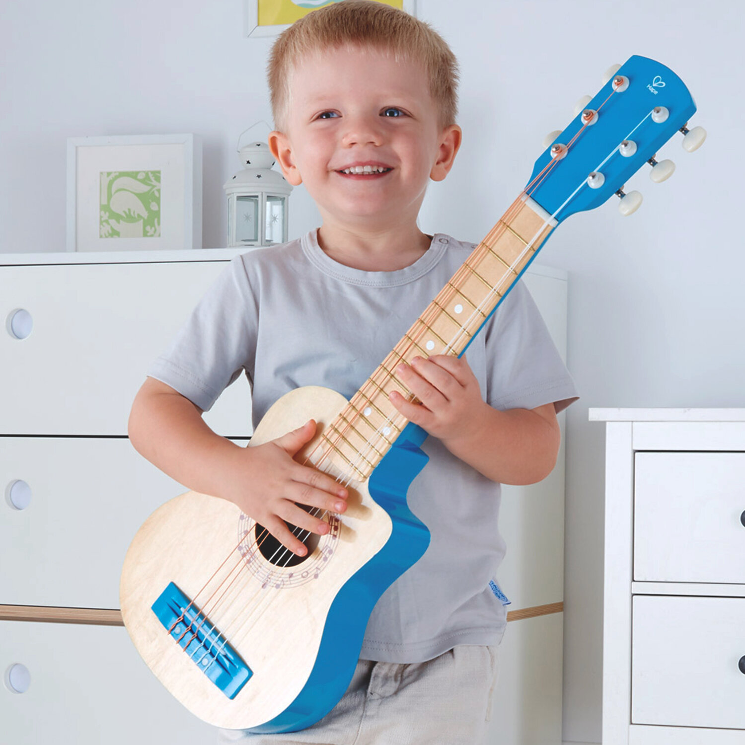 Музыкальная игрушка Hape Гитара Голубая лагуна, E0601_HP