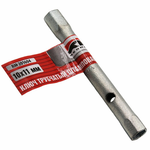 Ключ трубчатый штампованный 10х11 мм RedMark 227₽