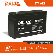 Аккумулятор Delta Battery для ИБП DT 612, 6В, 12Ач