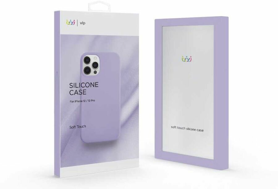 Накладка VLP Silicone Case для Apple iPhone 12/ 12 Pro фиолетовый