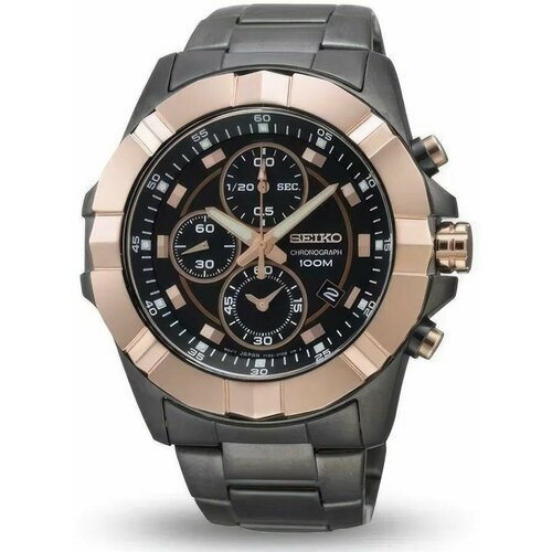 Наручные часы SEIKO, черный часы наручные seiko srk047p1