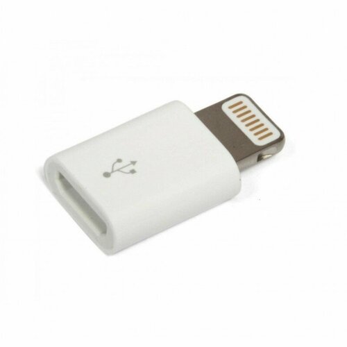 штекер разъем usb 2 0 micro 5 pin разборный под пайку на кабель 5 шт Переходник micro USB на Lightning 8-pin белый