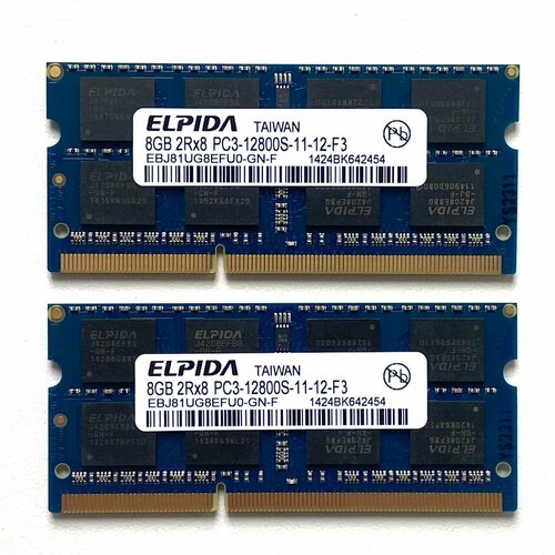 Модуль памяти ELPIDA DDR3 8 ГБ SODIMM1600 15 В 295000₽
