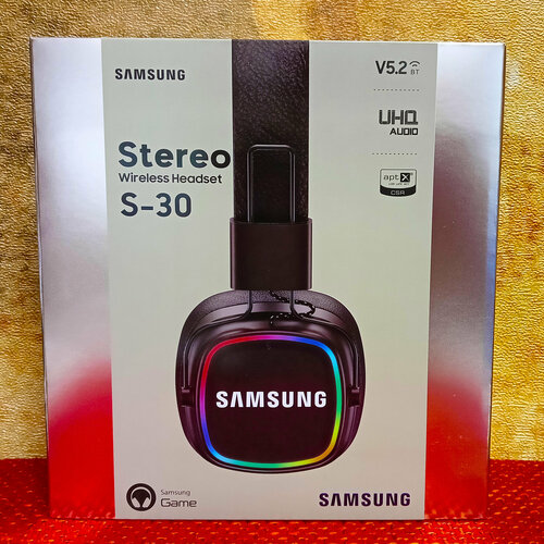 Беспроводные наушники S-30 с подсветкой BR 249900₽