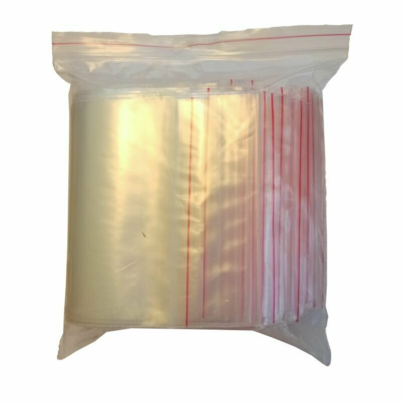 Пакет с замком (Zip Lock) 25х35 см, 100 мкм, 100 шт/упак. - фотография № 3