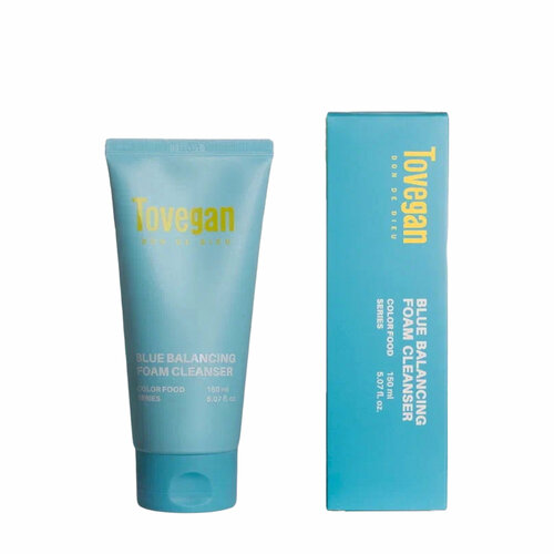 Tovegan Очищающая пенка для лица Blue Balancing Foam Cleanser 150 мл
