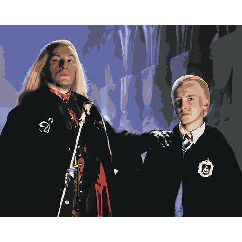 Картина по номерам Гарри Поттер Драко и Люциус Малфой 2