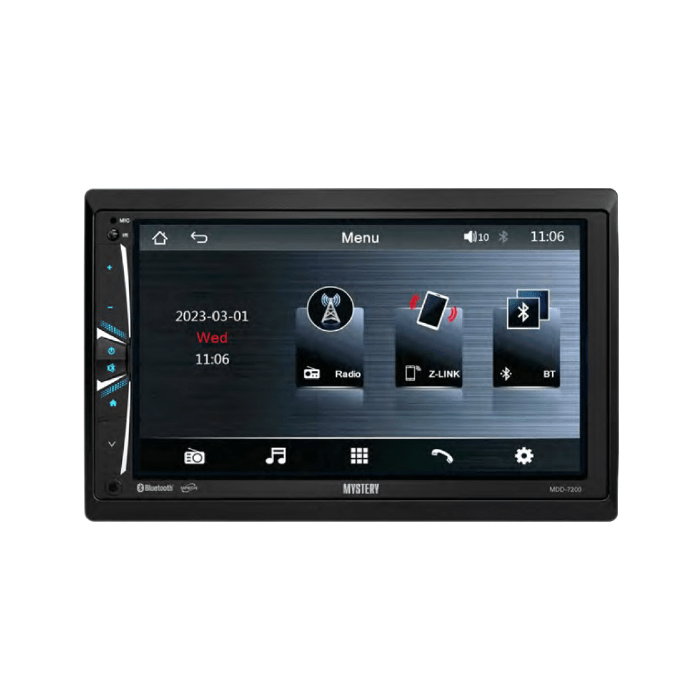 Автомагнитола 2Din Mystery 6.8"" Поддержка Android Auto И Carplay/Fm/Usb/Bluetooth 4Х50w Mdd-7200 MYSTERY арт. MDD-7200