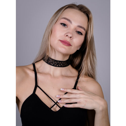 Чокер, длина 31 см, черный