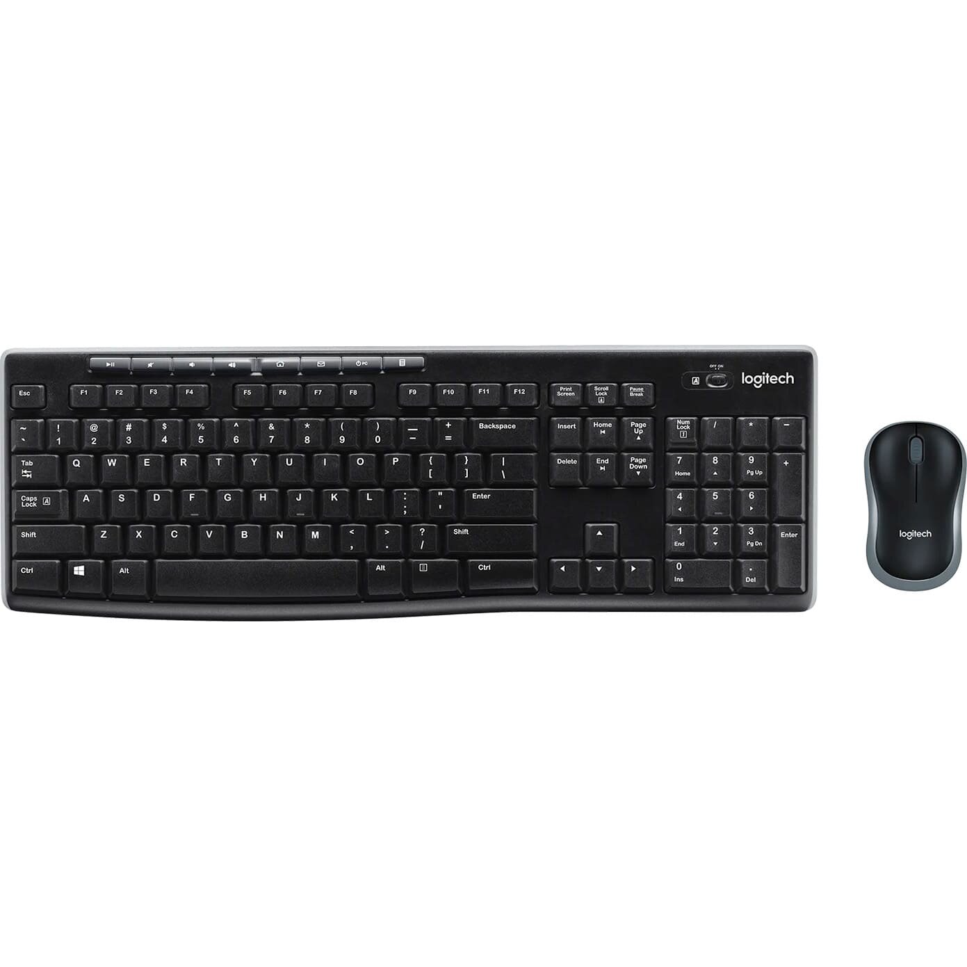 Комплект (клавиатура и мышь) Logitech Wireless Combo MK275 черный