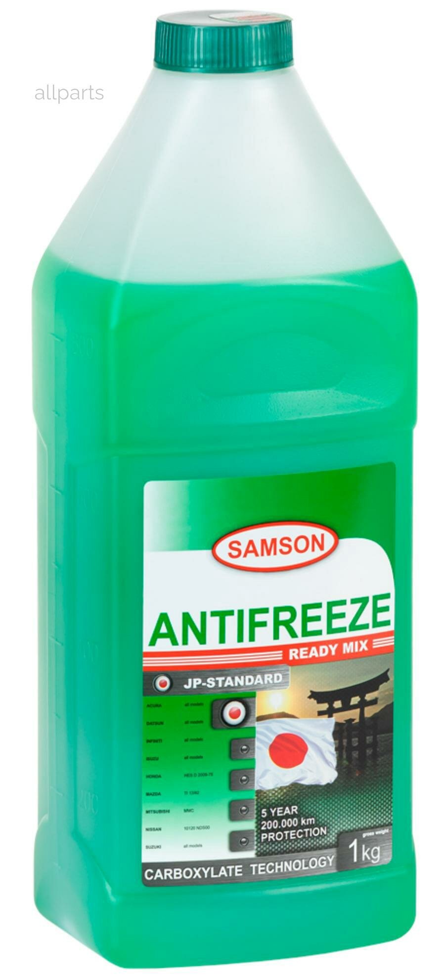 SAMSON 803276 Samson JP-Standard GREEN 1KG антифриз! зеленый, готовый special Japan cars\