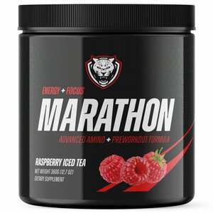 Фото 6AM Run, Marathon, Advanced Amino + Preworkout Formula, Raspberry Iced Tea, 12.7 oz (360 g)