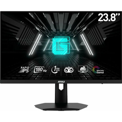 Монитор MSI 23.8 Optix G244F E2 черный IPS LED 1ms 16:9 HDMI матовая 1000:1 250cd 178гр/178гр 1920x1080 180Hz DP FHD 3.3кг