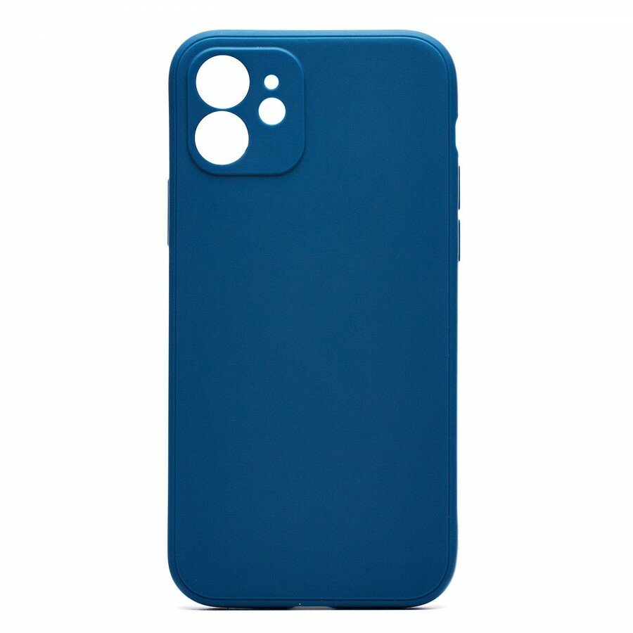 Чехол-накладка Activ Full Original Design с закрытой камерой " для Apple iPhone 12" (blue)