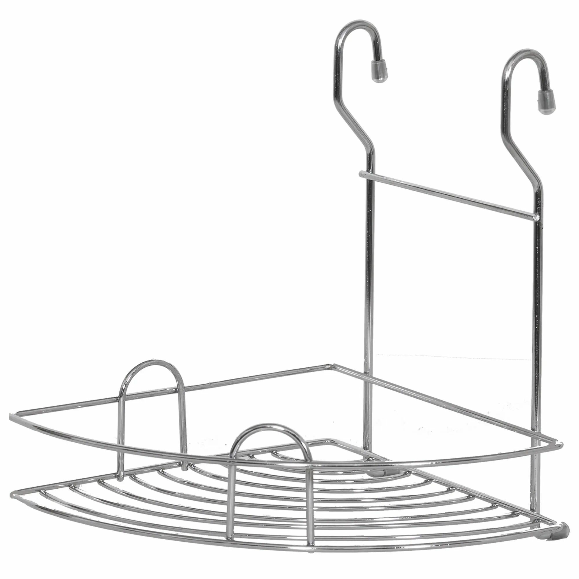 Полка угловая малая Delinia 20.5x20.5x25 см сталь цвет хром