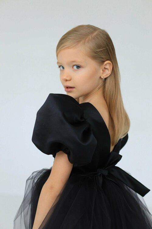 Платье KROLLY, размер 128-134, черный