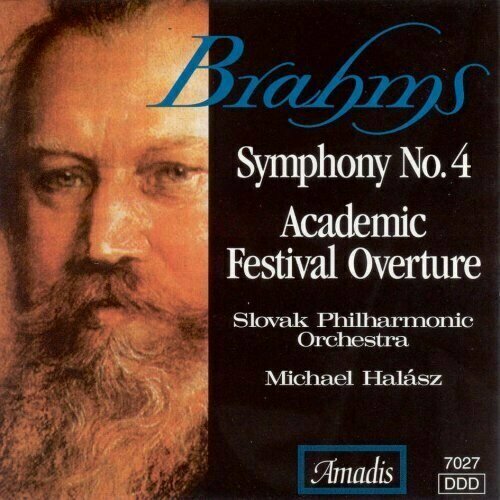 AUDIO CD Symphony 4 / Academic Festival Overture - Halasz and Slovak Philharmonic Orchestra brahms symphony 1 tragic overture