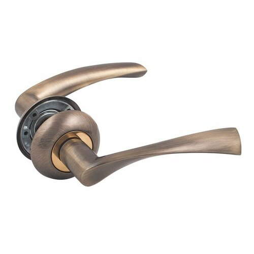 Шлосс 81001 Ручка дверная универсальная Сигма бронза (30)